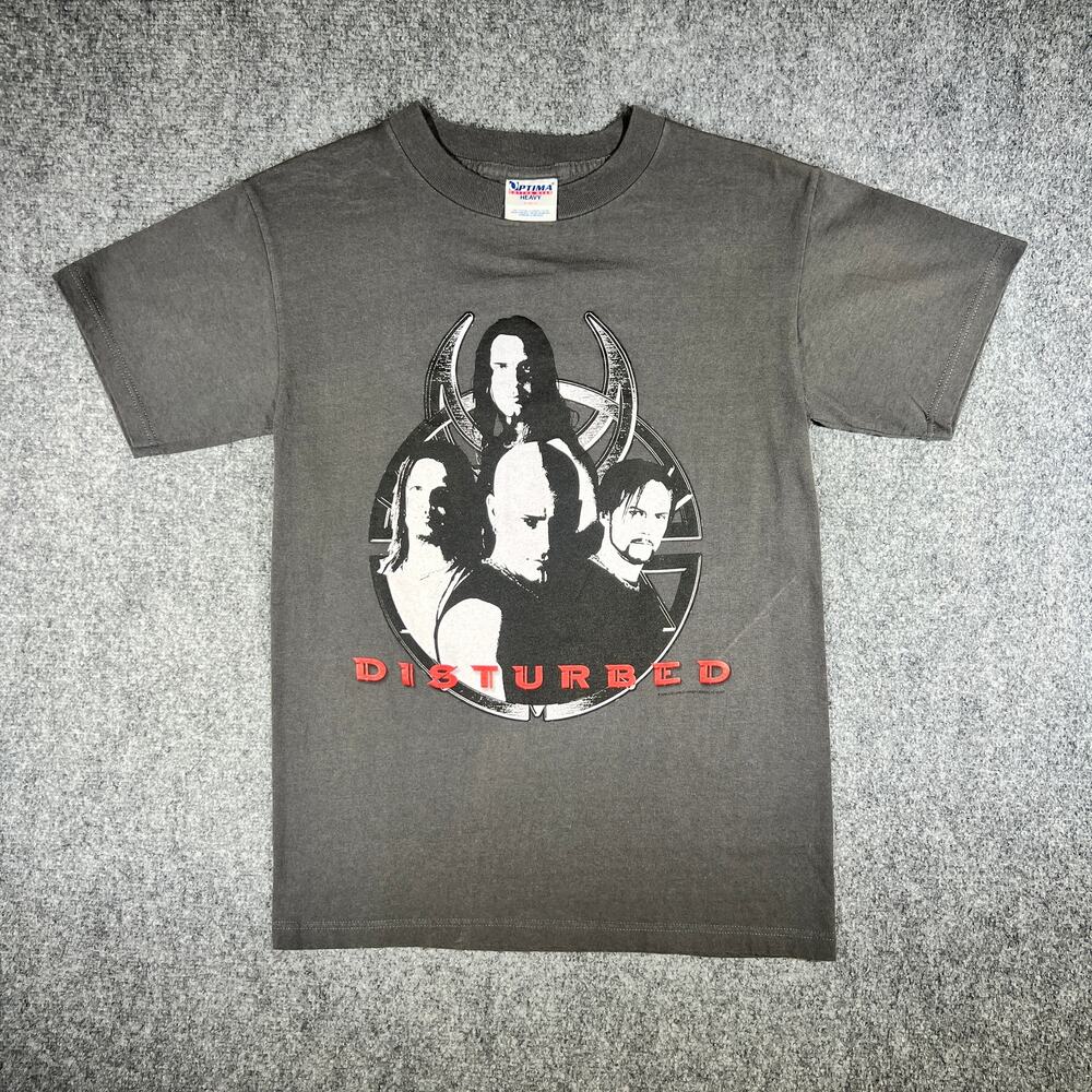Y2K 2002 Disturbed Believe Tour Band T-Shirt Small Rock